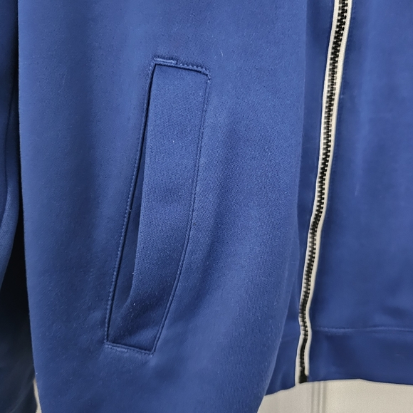 Pebble Beach Performance Blue Men’s Golf Zip-up Jacket w Pockets Size Large - Picture 2 of 10